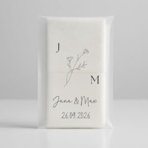 Personalisierte Taschentücher für Freudentränen Hochzeit Hochzeitstaschentücher
