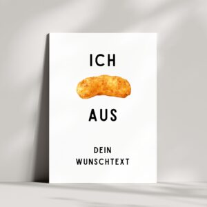 Lustige Grußkarte mit deinem Wunschtext | Ich Flipp aus